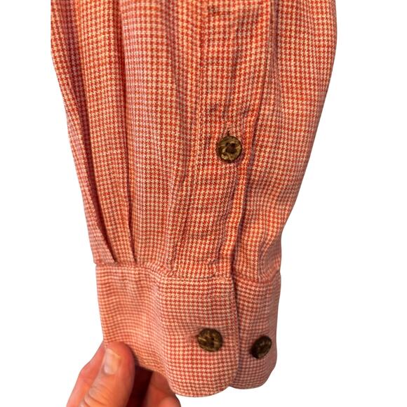 100% Linen Jos. A Banks Mens Large button up shirt resort casual coastal - Picture 6 of 8